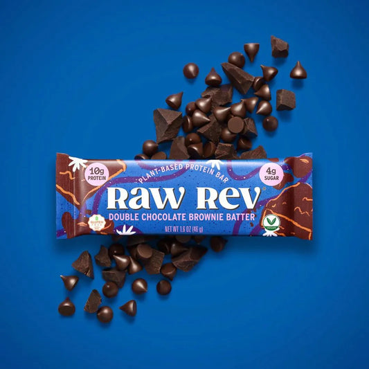 20% Off Raw Rev Vegan Protein Bars - Low Sugar & Gluten Free