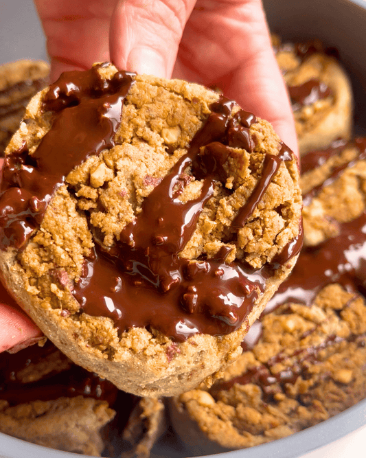 Chocolate Chip Cookie Stuffed Cinnamon Rolls