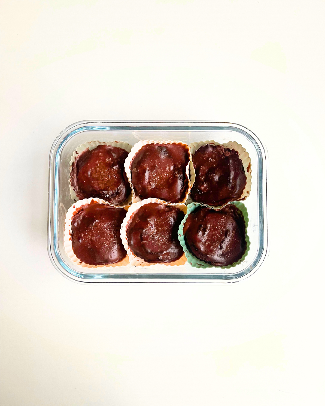 two bite protein brownies in a meal prep container