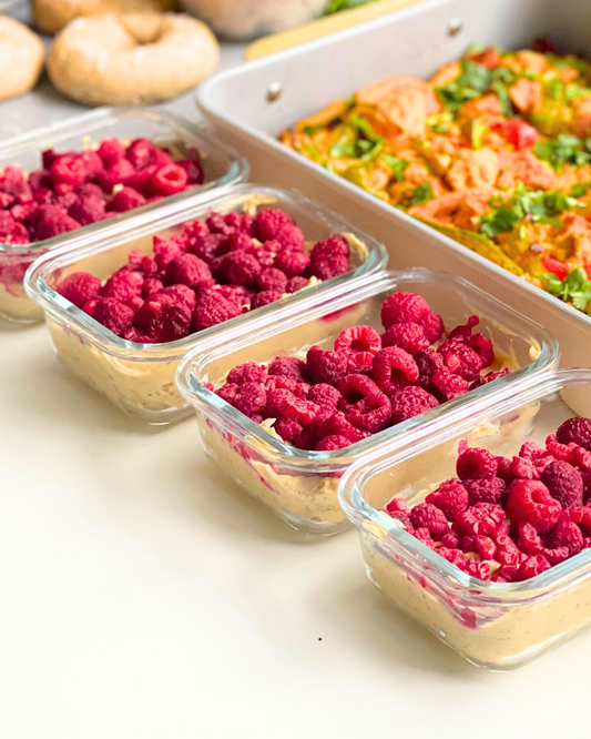 Raspberry Yogurt Bowl ( High Protein )
