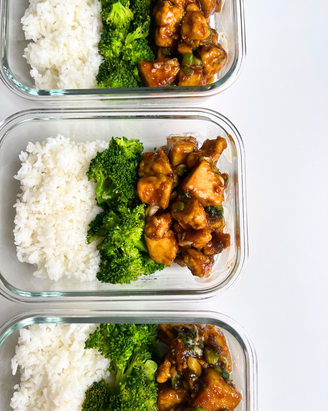 Orange Tofu Bowls