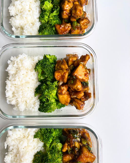 Orange Tofu Bowls