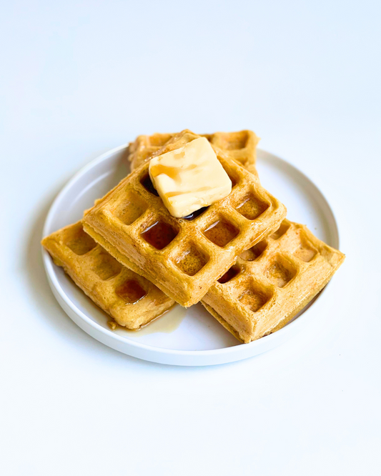 Chickpea Flour Protein Waffles
