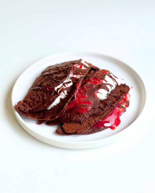 Gluten Free Chocolate Protein Crepes