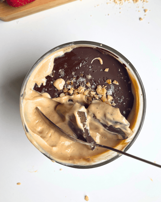 Peanut Butter Cup Protein Pudding (323 cals and 20g protein!)