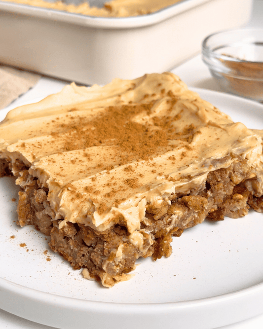 Vegan Cinnamon Roll Baked Oats