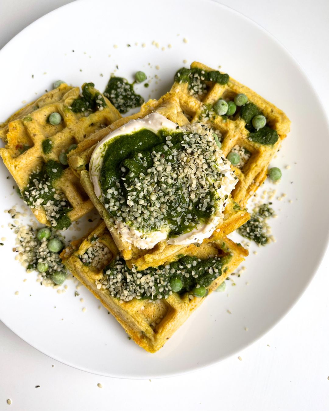 red lentil waffles