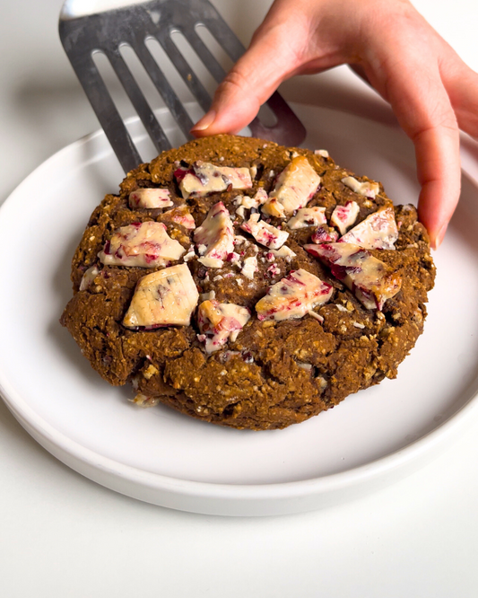 Single Serving Gingerbread White Chocolate Protein Cookie