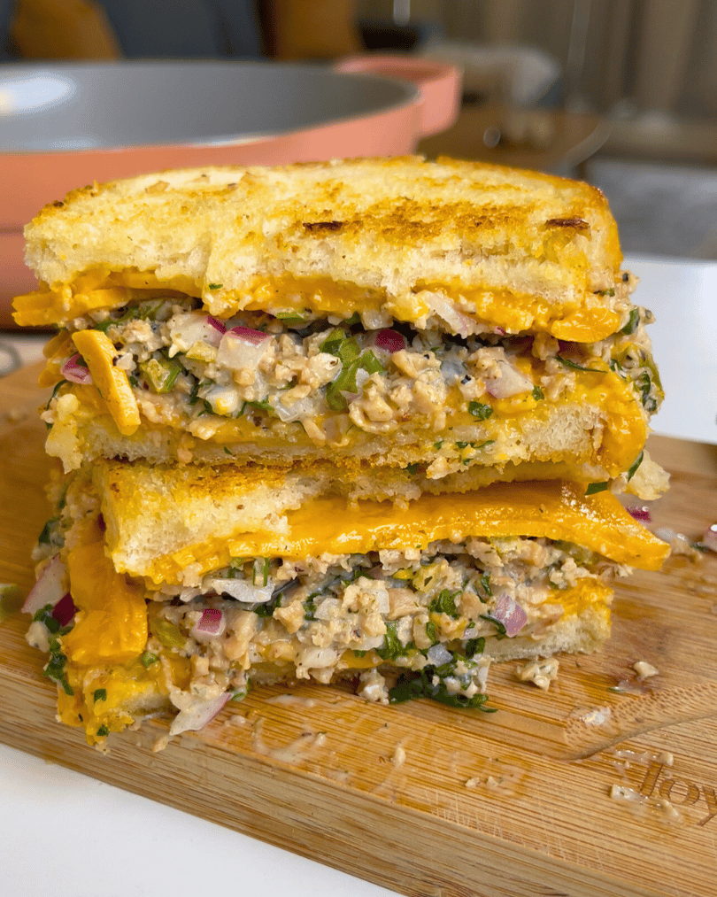 High Protein Vegan Tuna Melt (No chickpeas!)