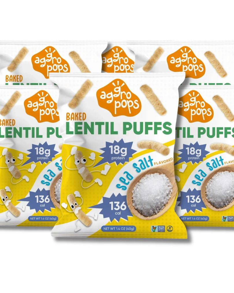 aggropops - lentil chips