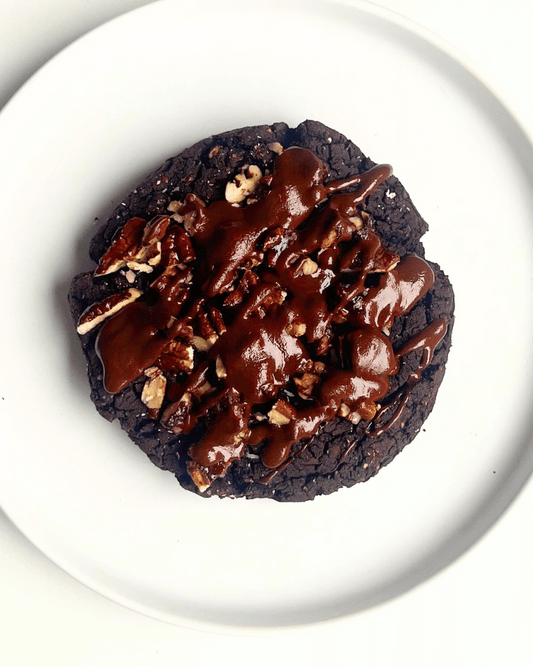 Double Chocolate and Pecan Single Serving Protein Cookie
