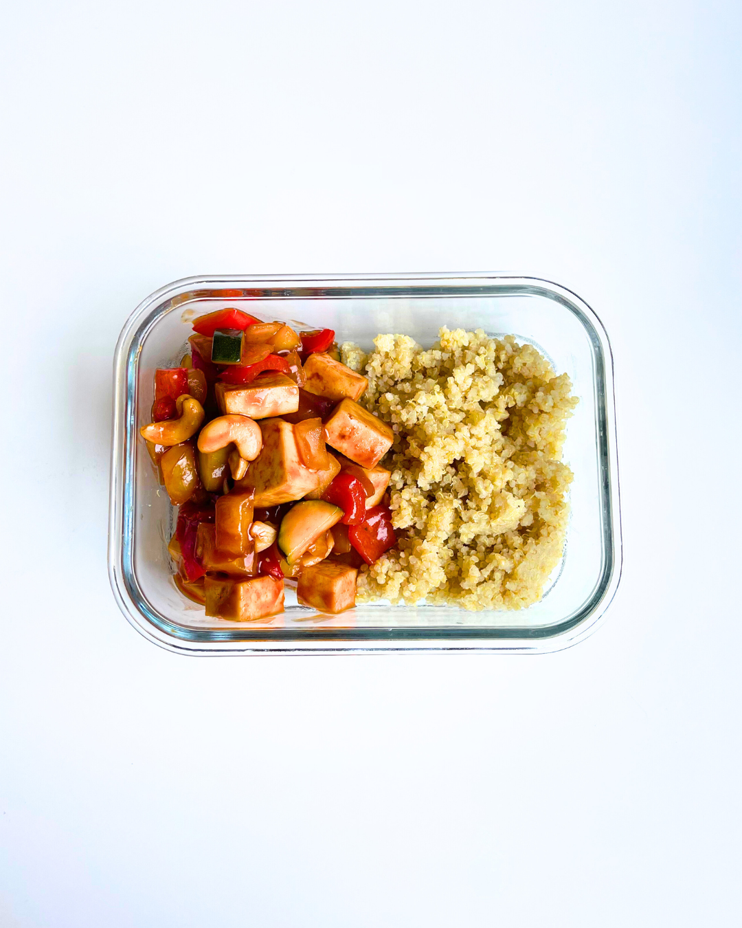 sweet and sour tofu with vegetables