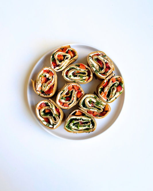 Low Carb Protein Rolls Ups, perfect holiday appetizer or snack!