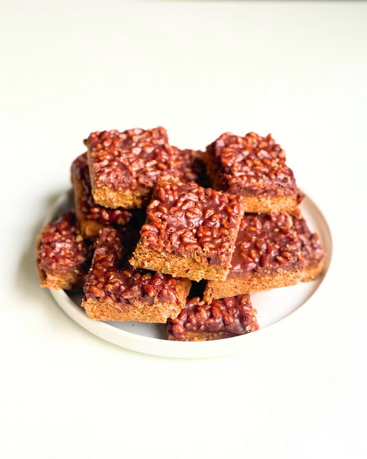 No Bake Peanut Butter Chocolate Squares