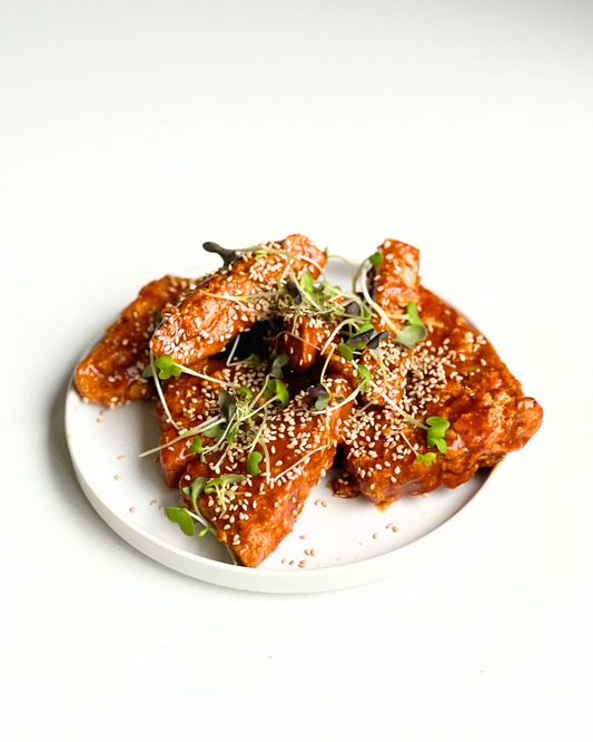 Peanut Tofu Wings