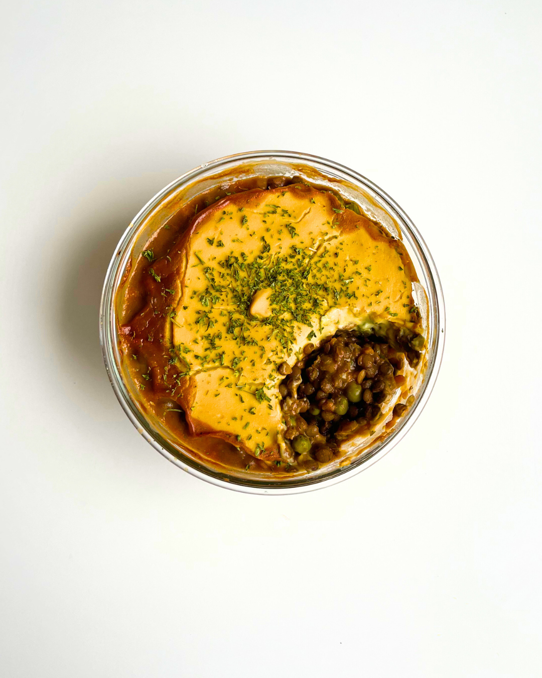 vegan lentil shepherd's pie 
