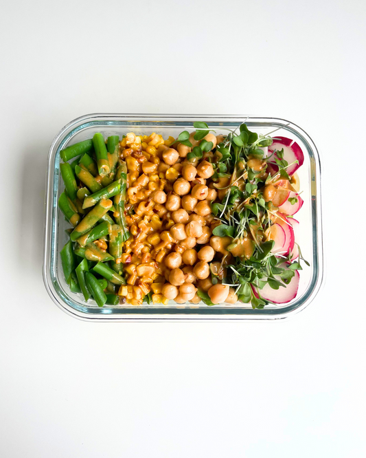 Spicy Peanut & Greens Salad