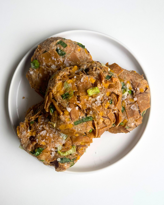 Vegan High Protein Ham & Cheese Biscuits