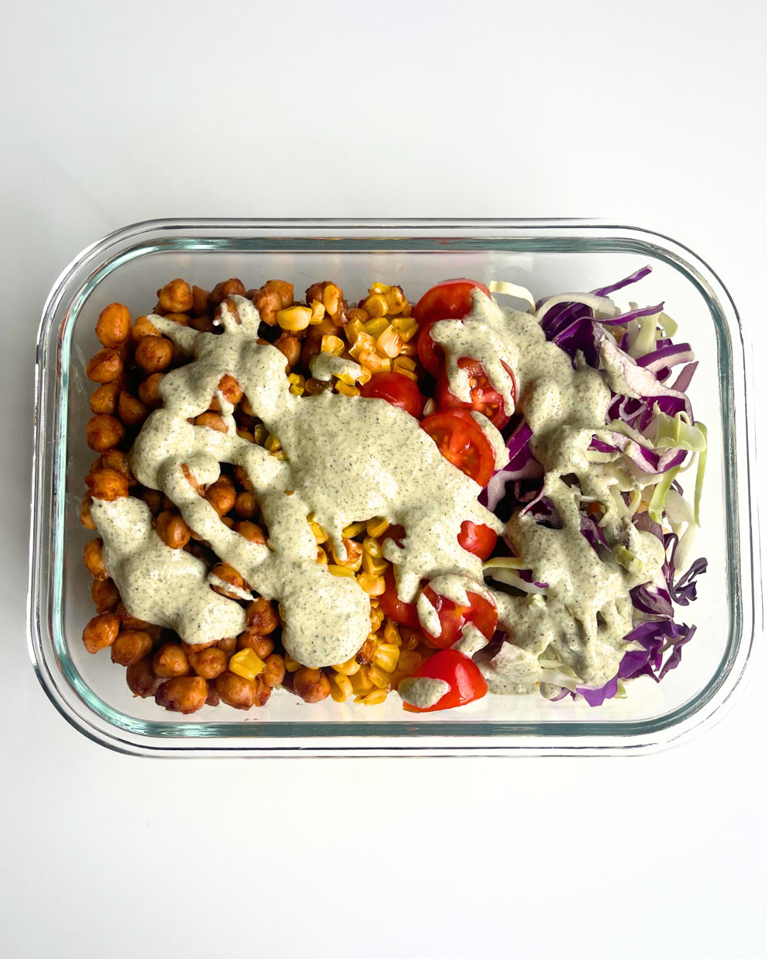 BBQ Ranch Chickpea Bowls