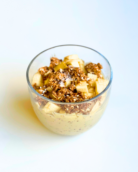 Banana Hazelnut Crumble Protein Yogurt