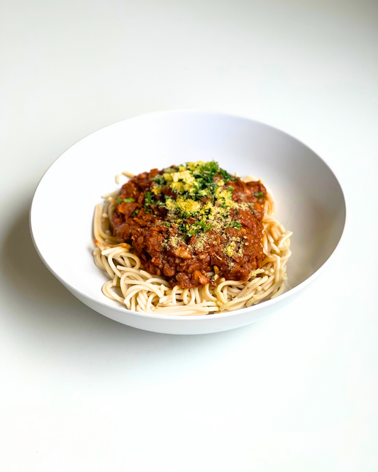 Red Lentil Bolognese