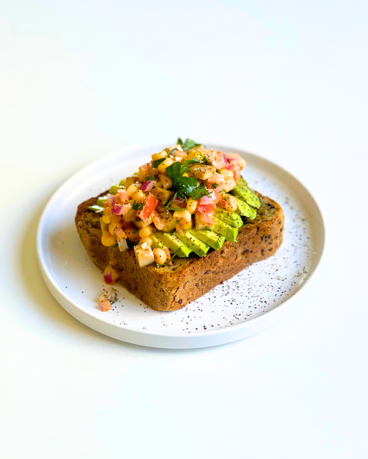 Gluten Free High Protein Avocado Toast