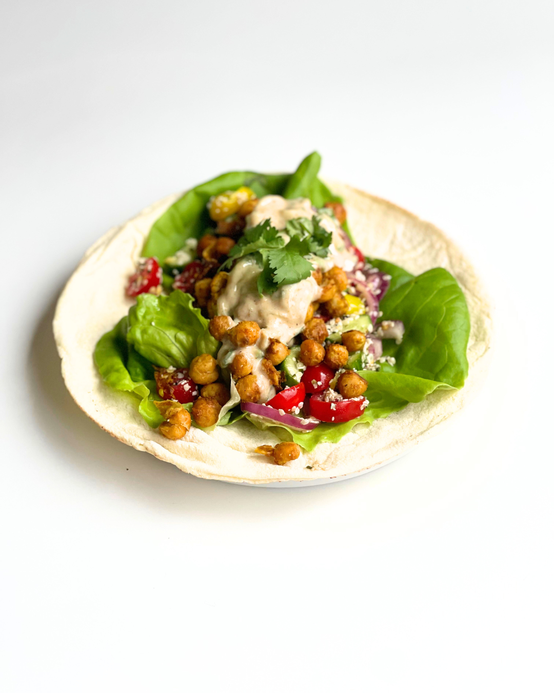 Curried Chickpea Wrap