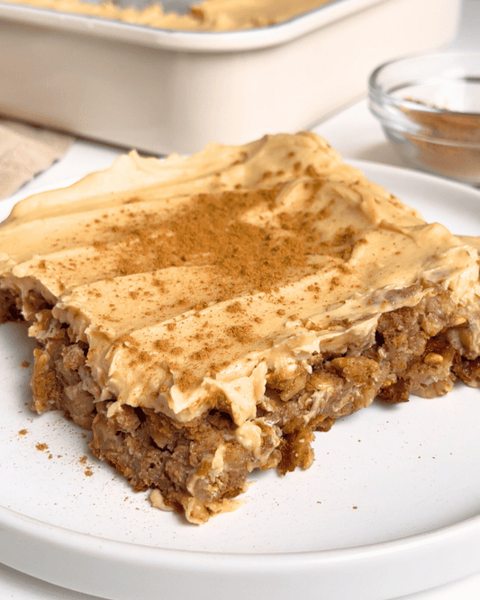 Vegan Cinnamon Roll Baked Oats