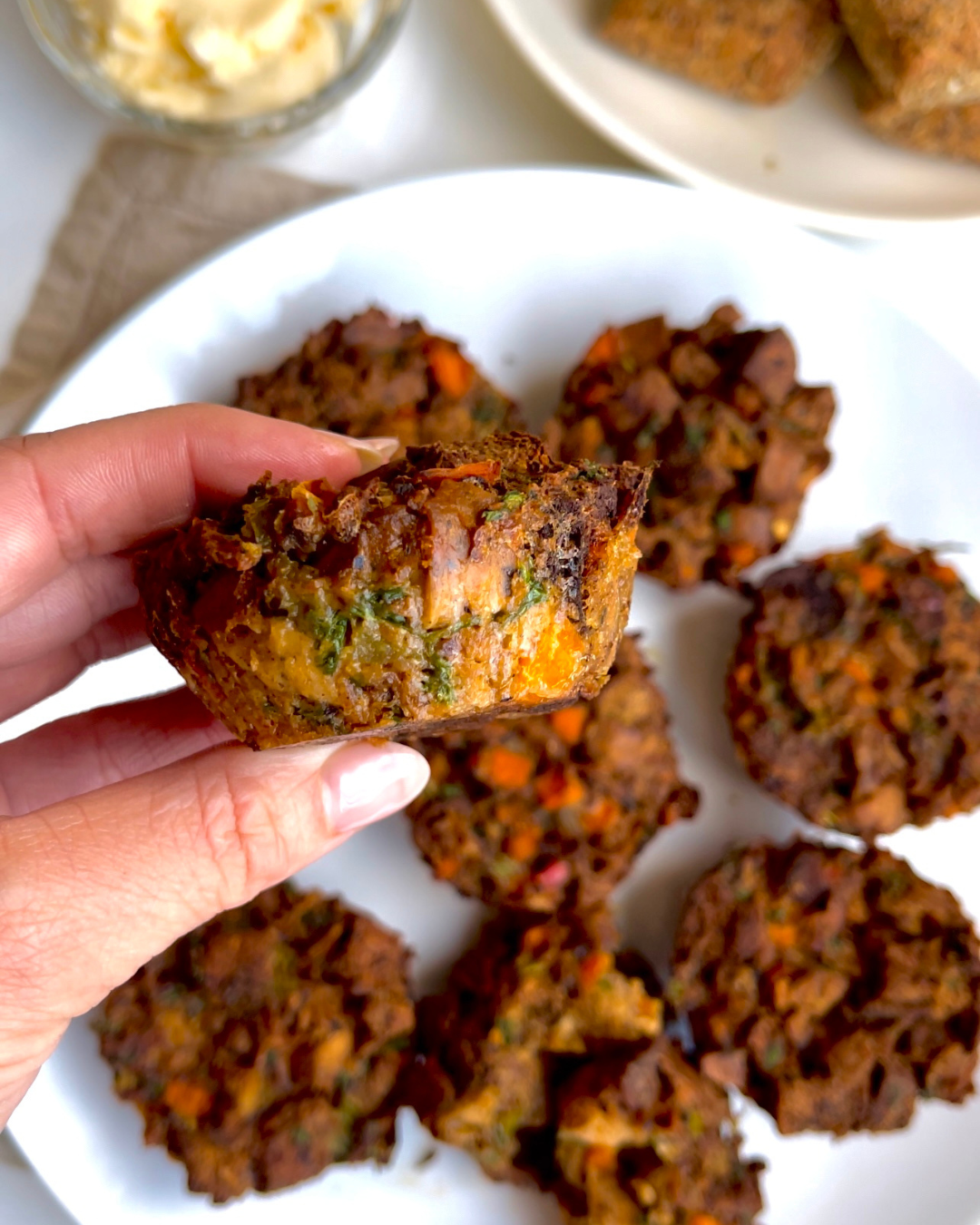 Low Carb Thanksgiving Stuffing Muffins