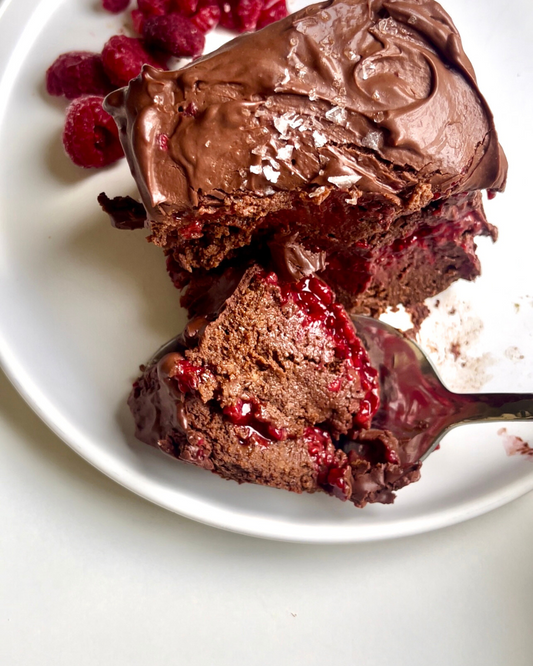 Grain Free Raspberry Brownies