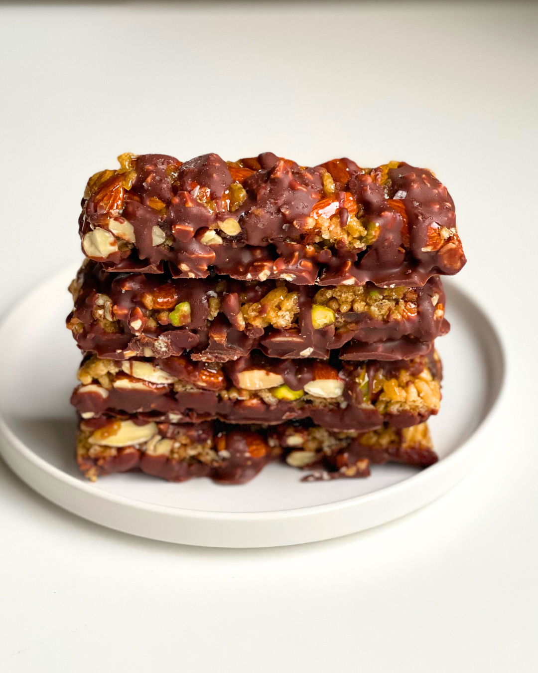 Almond Chocolate Date Bars