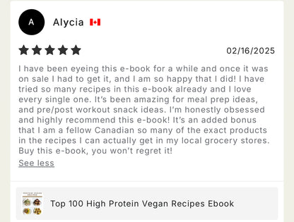 All In One Ebook - 188 High protein Vegan Recipes