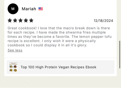 All In One Ebook - 188 High protein Vegan Recipes