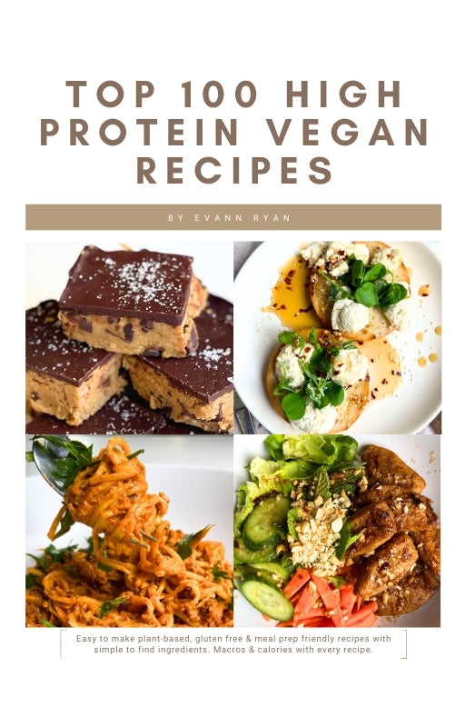 Top 100 High Protein Vegan Recipes E-Book